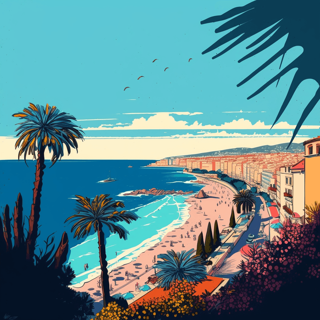 Image principale de la page La French Riviera, ciel bleu azur et paillettes